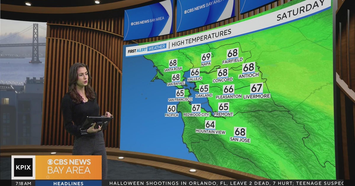 First Alert Weather Saturday morning forecast - CBS San Francisco