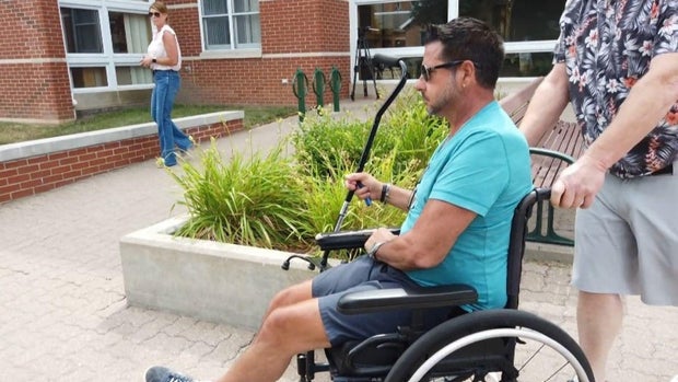 Chris Smith outside courthouse