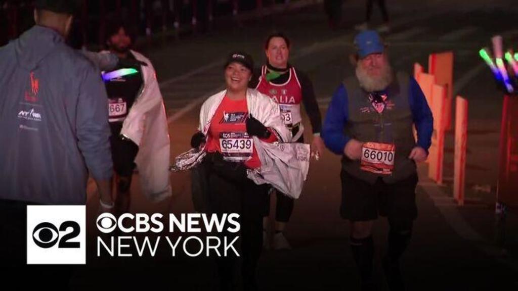 Final runners cross the finish line at memorable TCS NYC Marathon