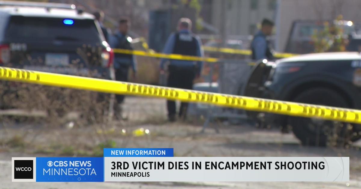 Third person dead in homeless encampment shooting - CBS Minnesota