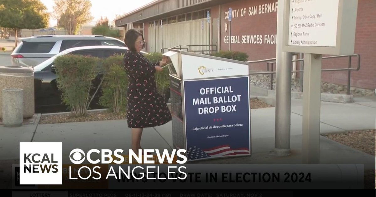 Early voters are getting it done on Election Day eve - CBS Los Angeles