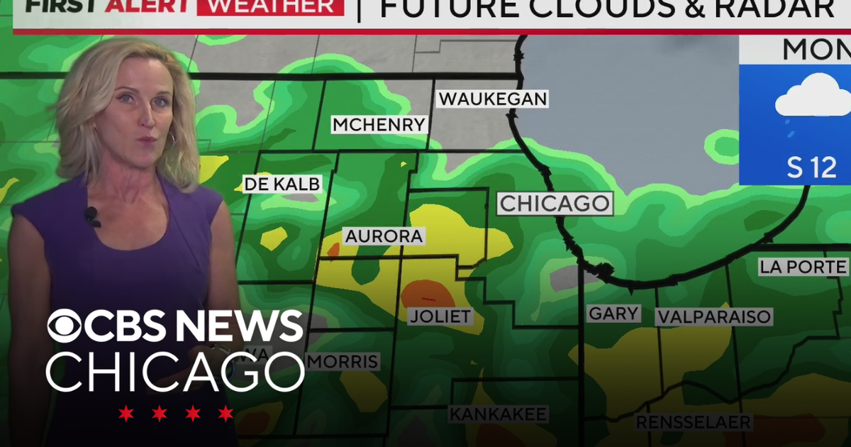 Windy and rainy the next few days in Chicago area - CBS Chicago
