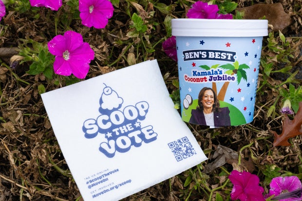 MoveOn's Scoop the Vote Truck Tour Kickoff in Philadelphia, PA with Ben and Jerry