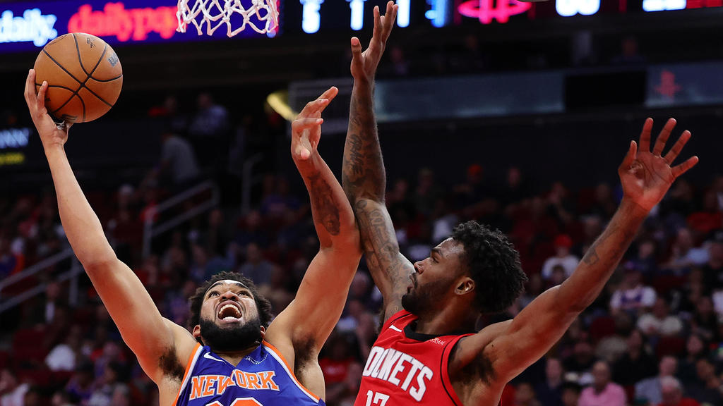 Alperen Sengun goes for 25 points and 14 rebounds as Rockets pull away
late to beat Knicks