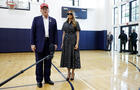 Republican Presidential Nominee Donald Trump Votes On Election Day 