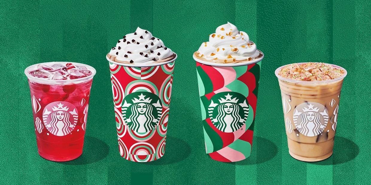 Starbucks seasonal drinks and snacks have arrived, a week after Dunkin