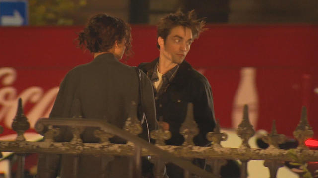 Robert Pattinson filming Downtown Boston 