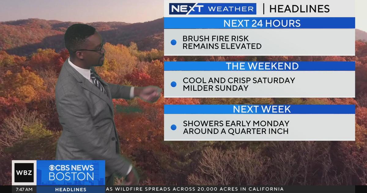 Next weather: WBZ mid-morning forecast for November 8, 2024