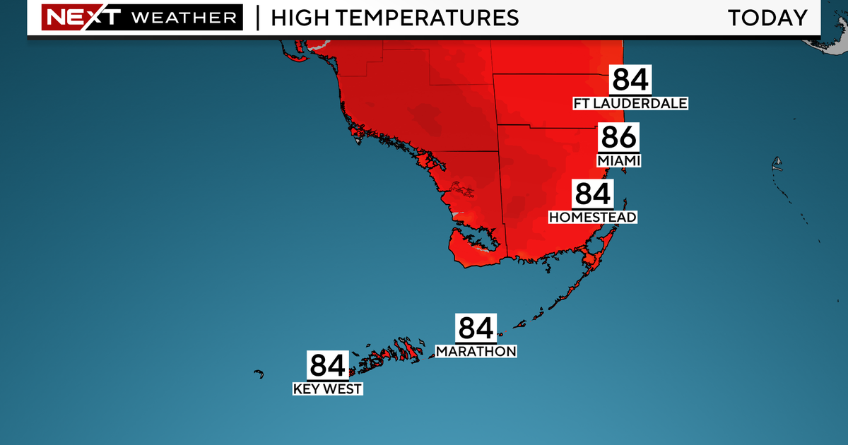 Pleasant but warm South Florida, chance of rain ticks up on Sunday Pleasant but warm South Florida, chance of rain ticks up on Sunday