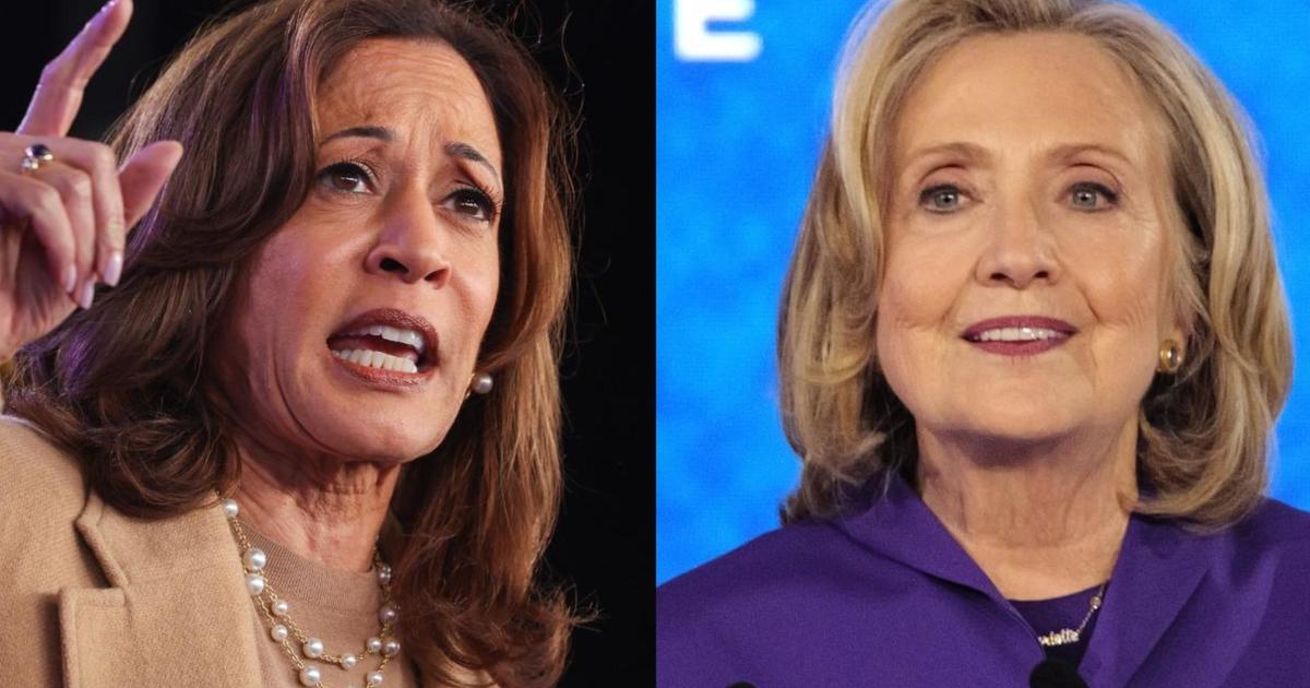 Comparing the performance of Kamala Harris and Hillary Clinton against Trump