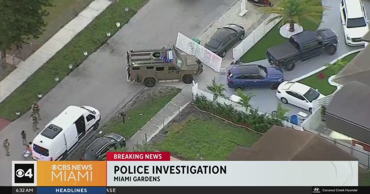 FBI, police investigation at Miami Gardens home, several people detained