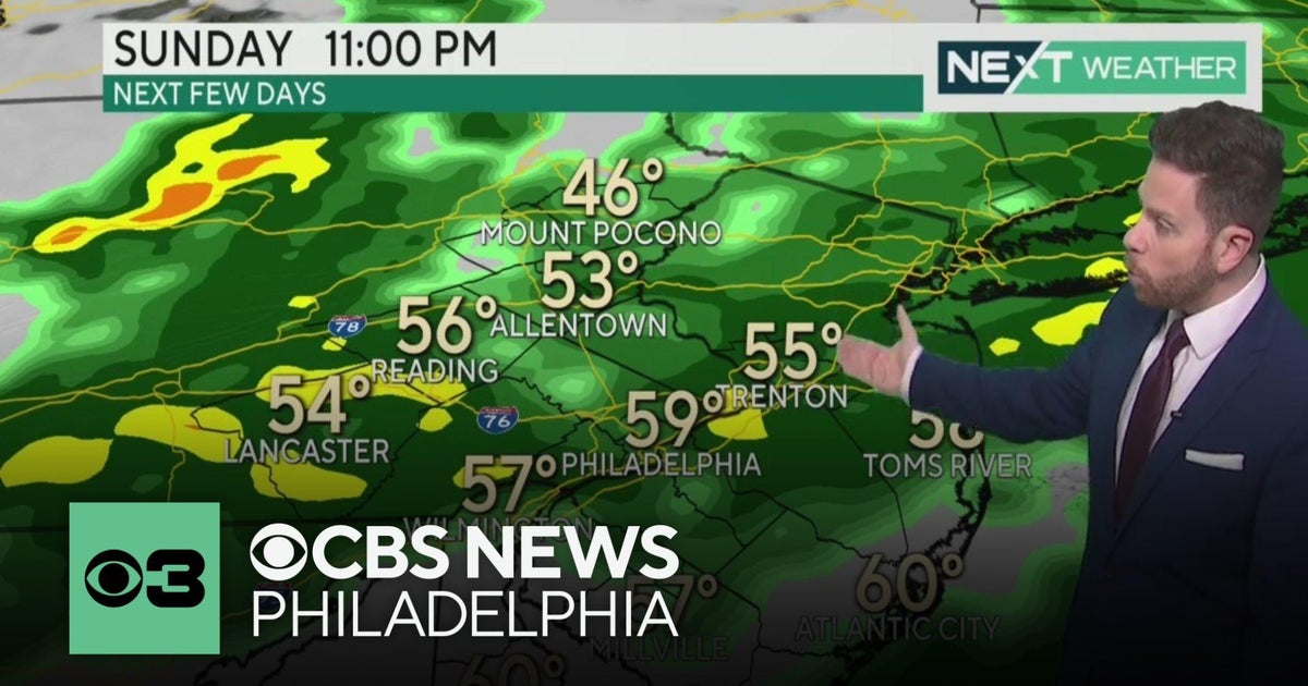 Tracking much-needed rain across the Philadelphia region - CBS Philadelphia