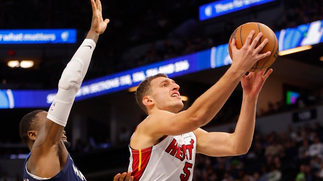Heat Timberwolves Basketball 