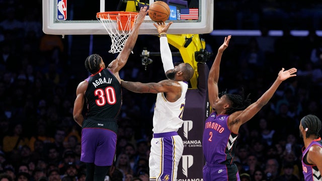 Lakers vs Raptors in Los Angeles, CA. 