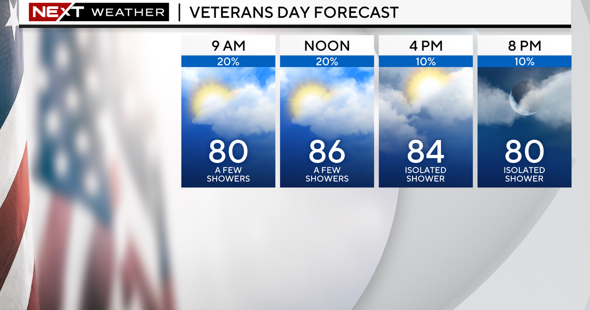 Veterans Day will be warm, mostly sunny in South Florida