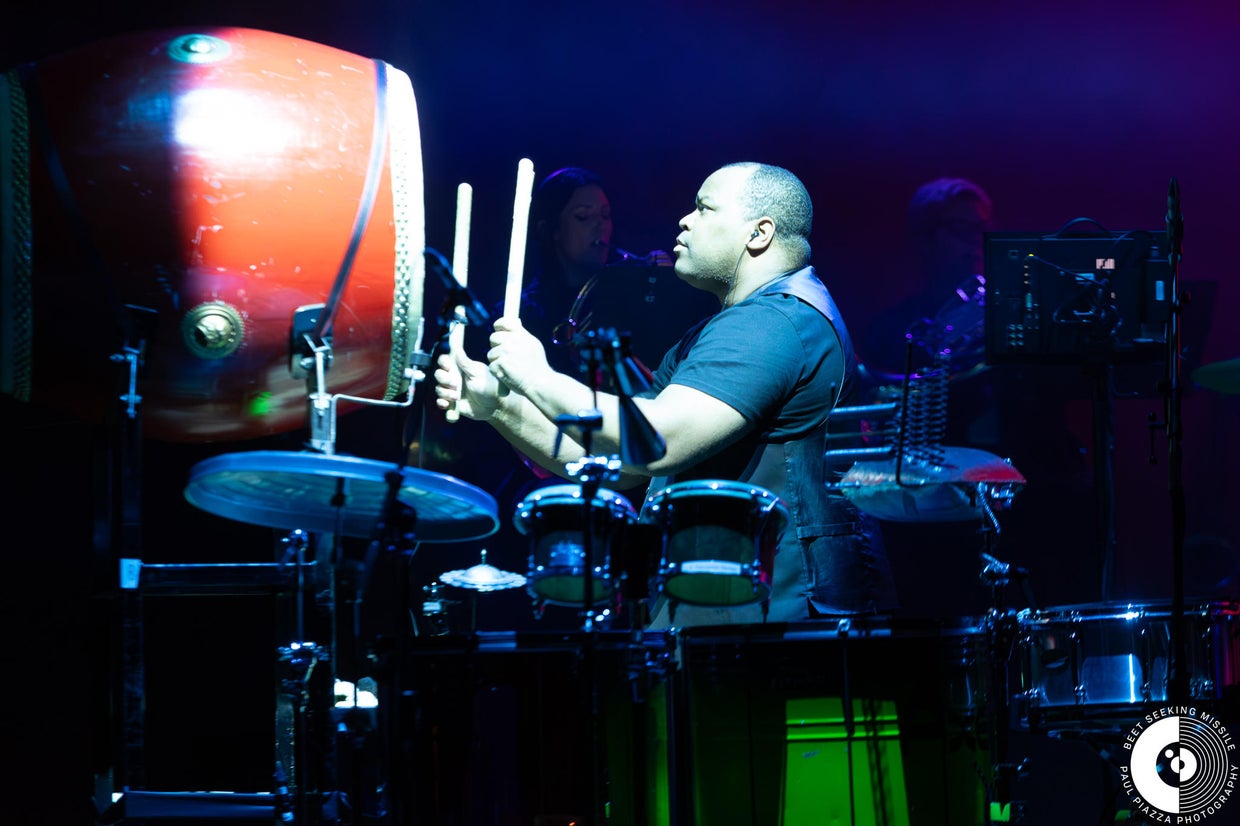 Danny Elfman performs at the Shoreline Amphitheatre