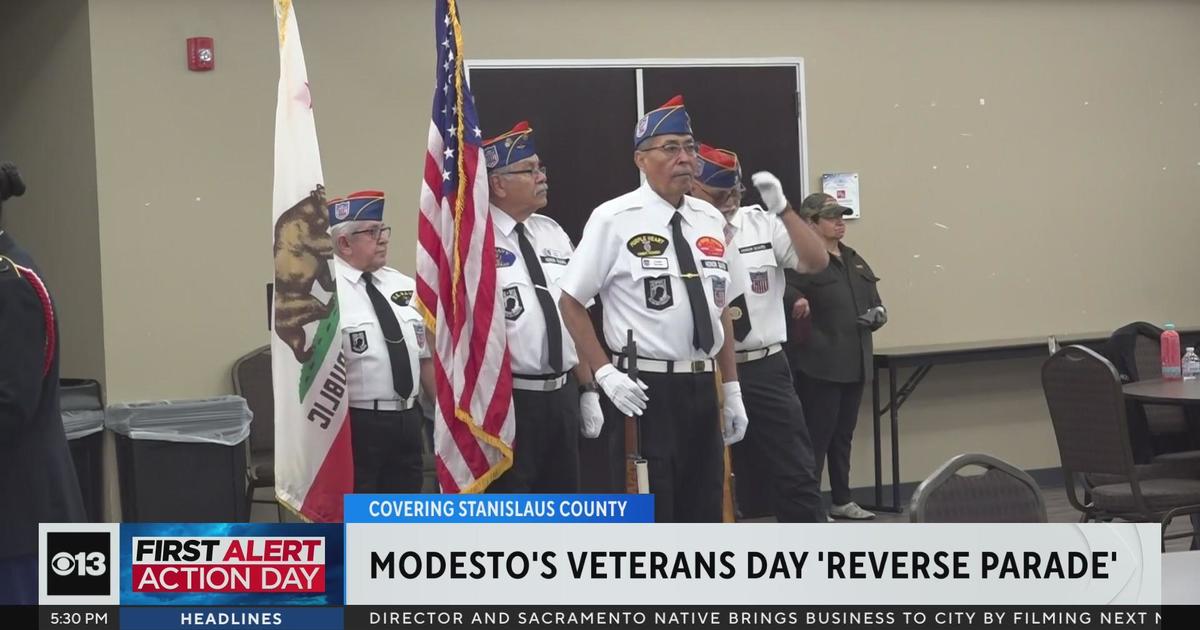 Modesto holds Veterans Day "reverse parade" CBS Sacramento