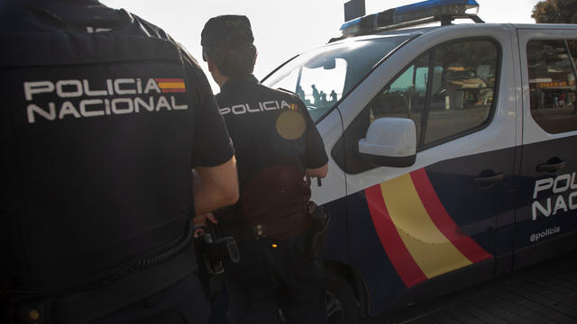 Police patrol on Mallorca 