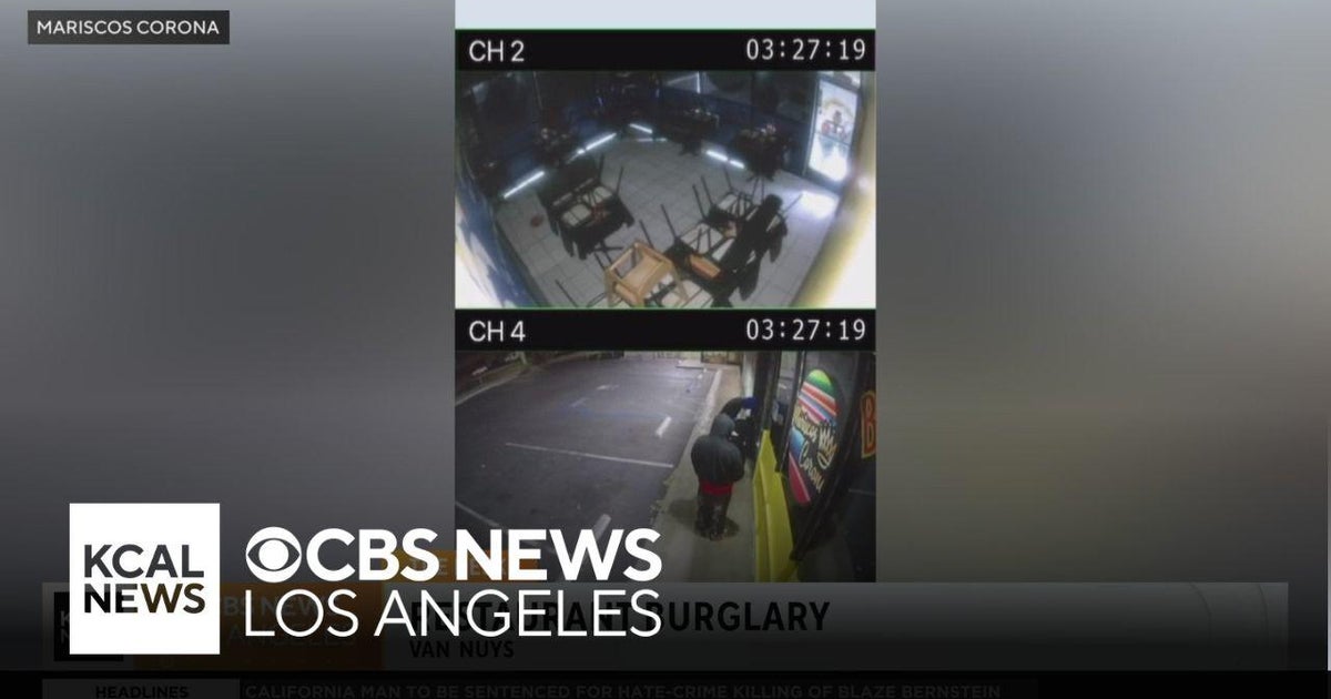Video shows Van Nuys restaurant being broken into - CBS Los Angeles