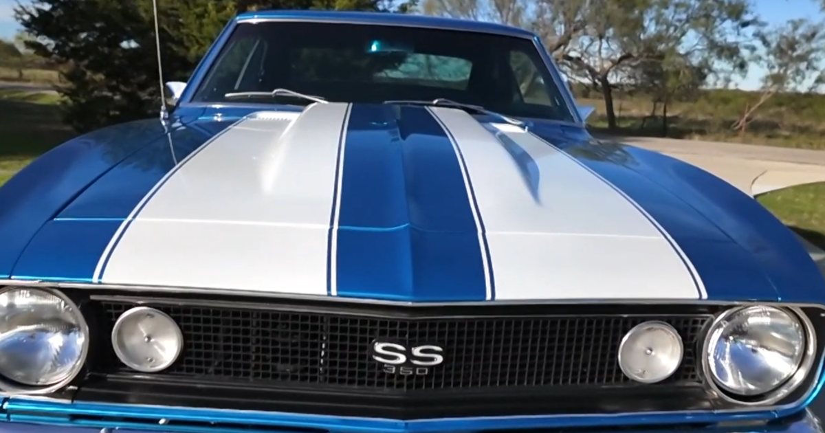 Son gifts father a restored Camaro decades after he let one go to raise a family