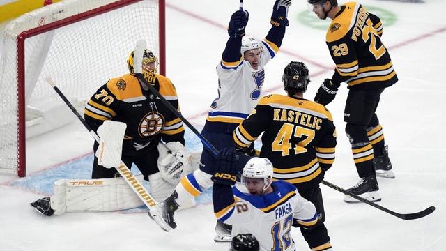 Blues Bruins Hockey 