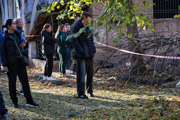 18 नवंबर, 2024 को ओडेसा में रूसी गोलाबारी के बाद