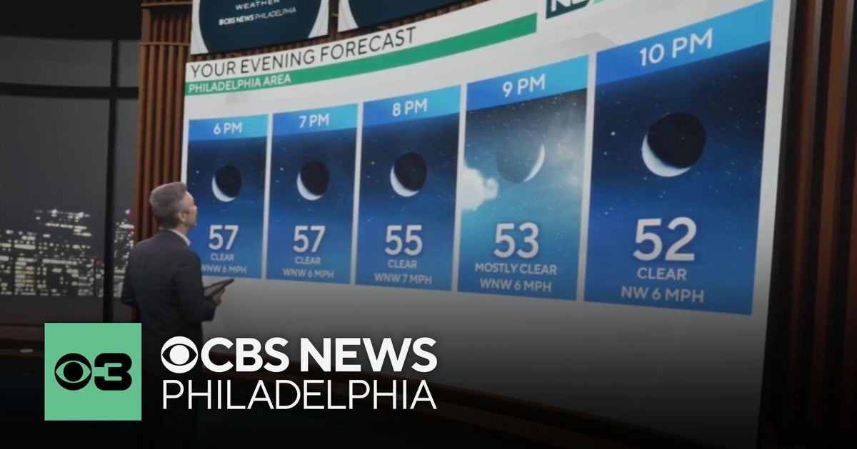 Seasonably chilly Monday night in Philadelphia region, tracking rain ...