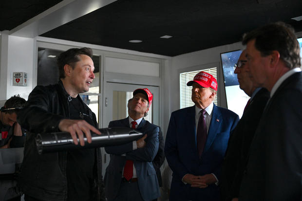 Donald Trump Watches SpaceX Launch Its Sixth Test Flight Of Starship Spacecraft 