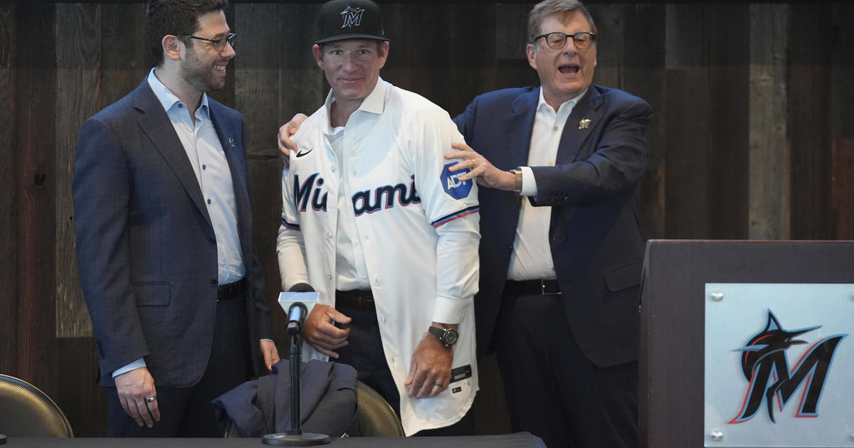 Marlins introduce Clayton McCullough as 17th manager in club history