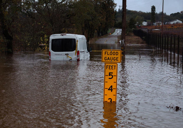 Atmospheric River Brings Heavy Rains To Bay Area And Northern California 