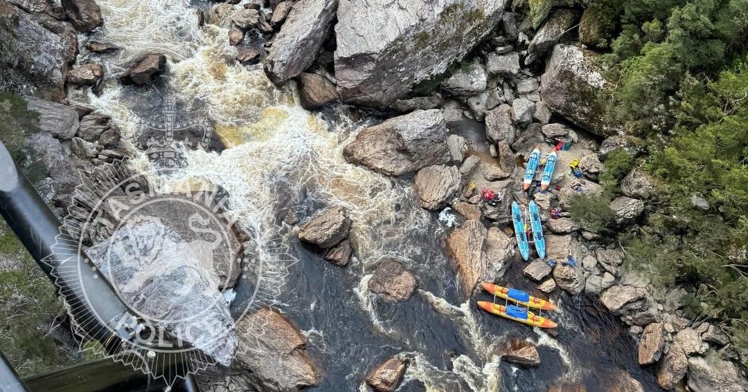 Kayakers leg amputated at Tasmania river after 20hour rescue to free him from rocks  CBS News Kayakers leg amputated at Tasmania river after 20hour rescue to free him from rocks  CBS News