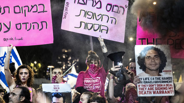 Protests continue in Tel Aviv, demanding hostage swap deal 