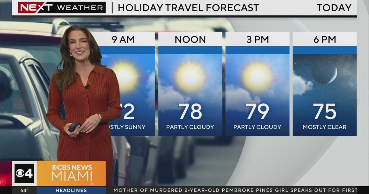 South Florida Weather for Monday 11/25/2024 6AM - CBS Miami