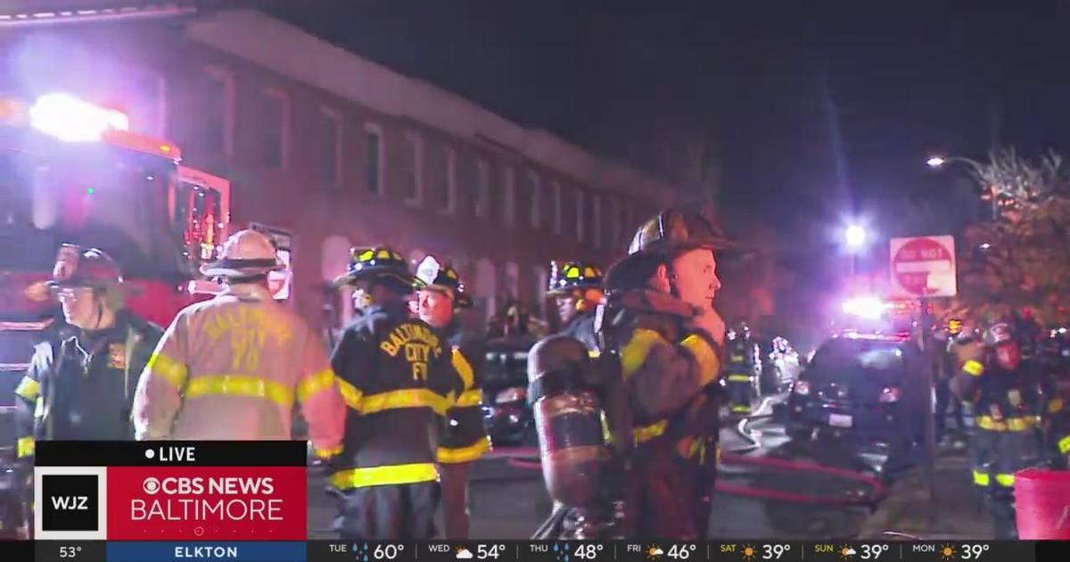 Three-Alarm Fire in Baltimore Kills One