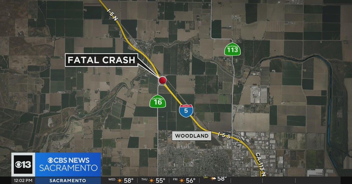 Highway 16 blocked near Woodland after deadly crash - CBS Sacramento