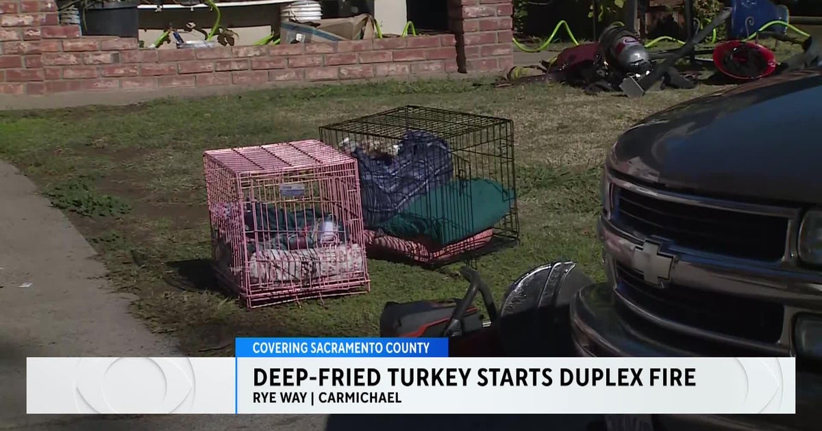 Deep fried turkey fire