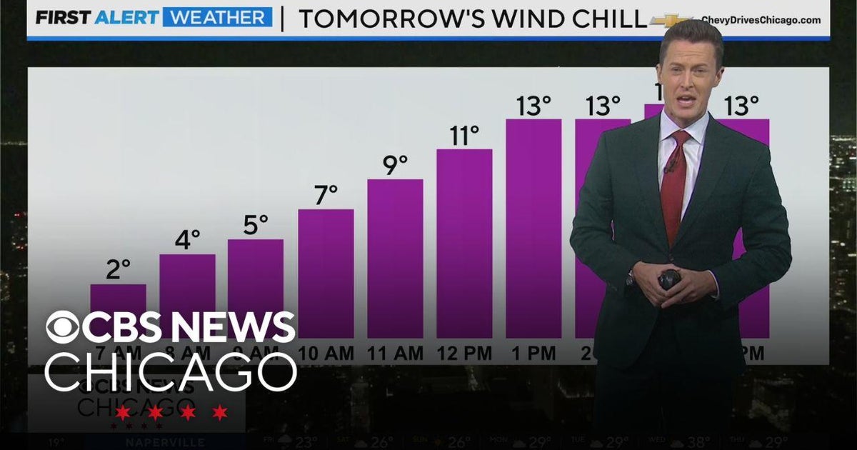 Dangerous wind chills Saturday morning for Chicago area - CBS Chicago