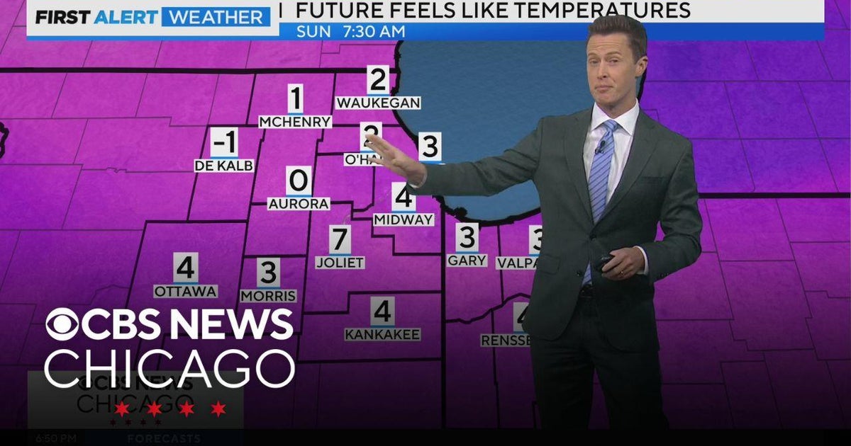 Colder than normal temps to linger for Chicago area - CBS Chicago