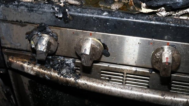 Melissa Lamesch burned kitchen