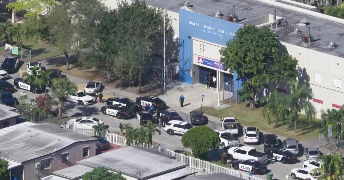 Hialeah Senior High School temporarily locked down due to police investigation Hialeah Senior High School temporarily locked down due to police investigation