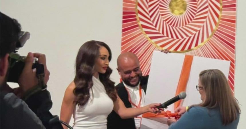 CBS Miami’s Najahe Sherman helps kick off the start of Miami Art Week