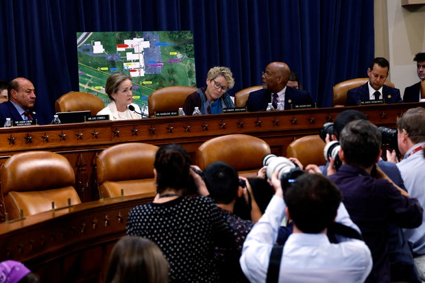 Rep. Madeleine Dean questions witnesses during the first hearing of the Task Force on the Attempted Assassination of Donald Trump in the Longworth House Office Building on Sept. 26, 2024, in Washington, D.C.