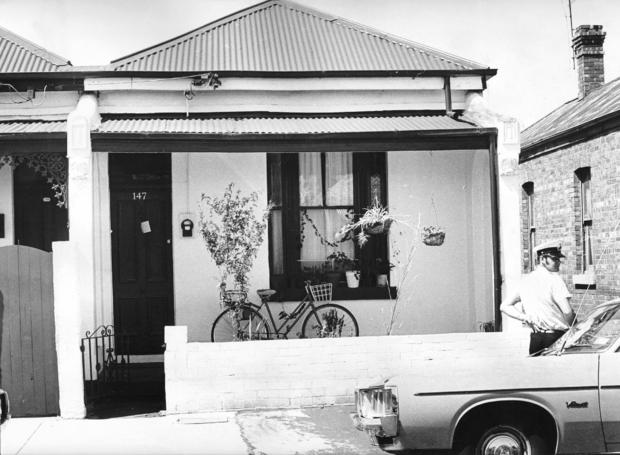 The house in Easey Street, Collingwood, where the bodies of two young women were 