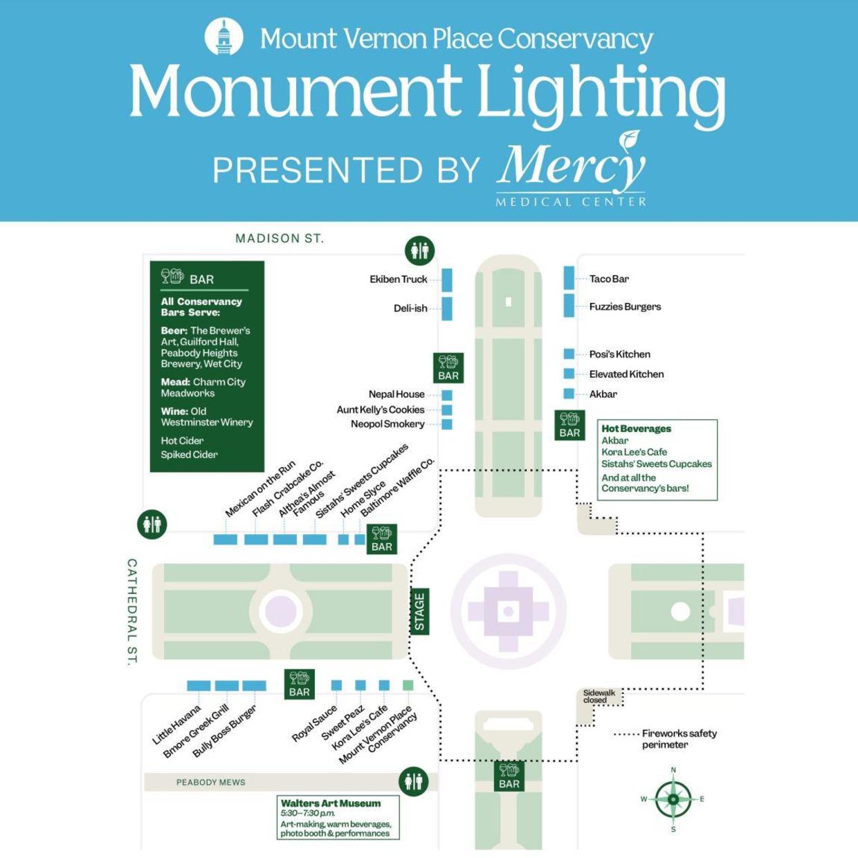 Annual monument lighting at Mount Vernon to kick off the holiday season