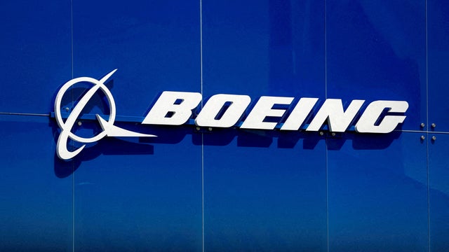 A Boeing logo is seen at the International Paris Airshow at Le Bourget Airport near Paris, France, June 18, 2023. 