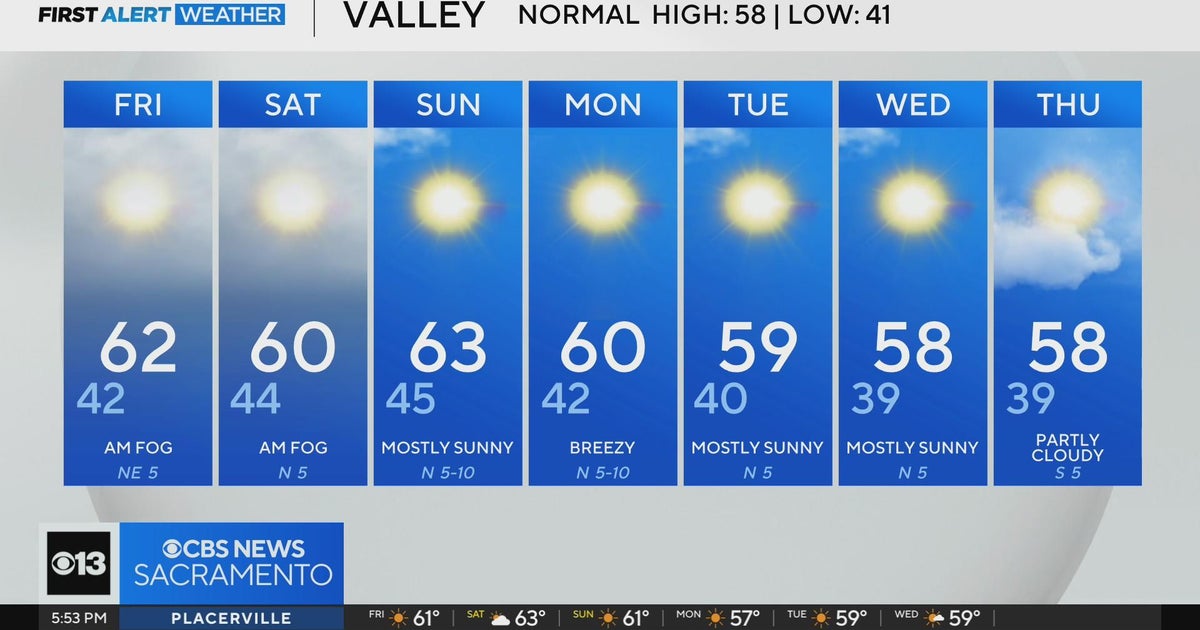 Thursday evening weather forecast - Dec. 5, 2024