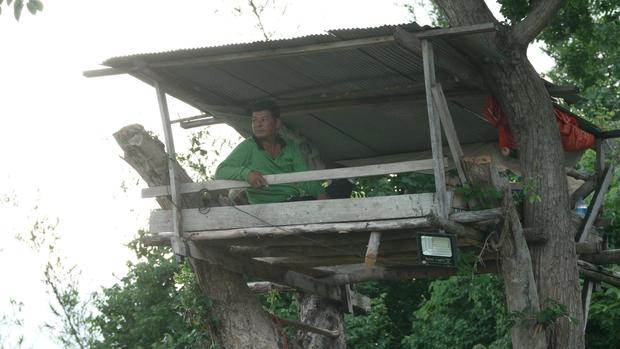 Farmer watchtower in Thailand 