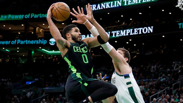 Bucks Celtics Jayson Tatum 