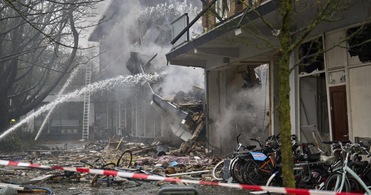 Explosion destroys apartments in Dutch city, killing at least 3 people