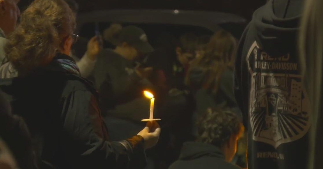 Watch Oroville candlelight vigil held for kindergarten students wounded in school shooting